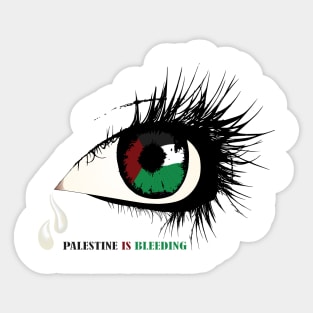 Palestine is bleeding Sticker